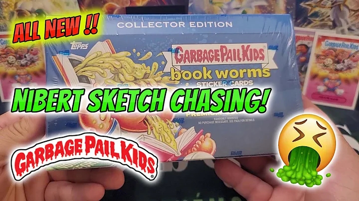 NEW! Garbage Pail Kids Book Worms Collector Edition Hobby Box Rip! Chasing NIBERT sketch cards!