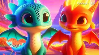 Little Dragon's Epic Discovery,Animated story for kids