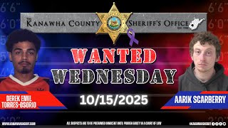 Kanawha County Sheriff's Office - Wanted Wednesday 10/15/2025