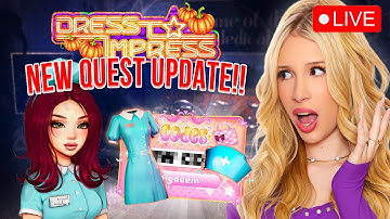 😱 NEW DRESS TO IMPRESS LANA LORE QUEST *HALLOWEEN UPDATE* (3 NEW ITEMS, NURSE JULIE LORE)