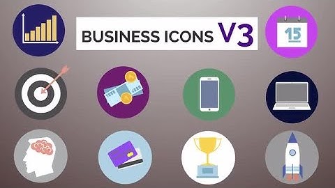 Animated Business Icons Stock Motion Graphics
