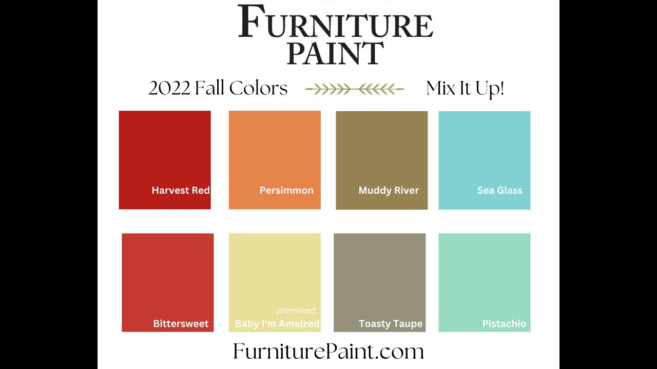 Black Dog Salvage Furniture Paint Fall Colors YouTube