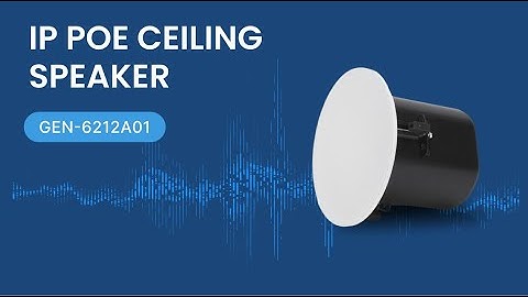[Products] SPON IP Network Ceiling Speaker GEN-6212A01