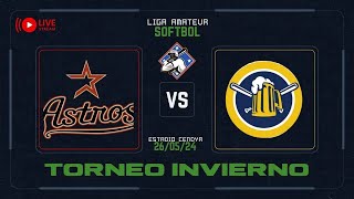 Astros vs Cerveceros / LSA - La Serena / Torneo de Invierno