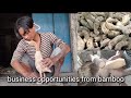 Business opportunities from bamboo crafts