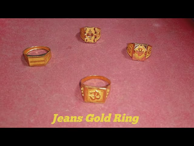 Jeans Gold Rings Design | Gold Rings Designs | Gold Jewellry by Jai durga  jewellers - YouTube
