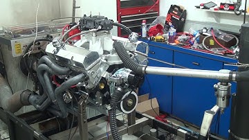 SBC 713HP 427 ENGINE DYNO RUN FOR TONY GAINES BY WHITE PERFORMANCE AND MACHINE