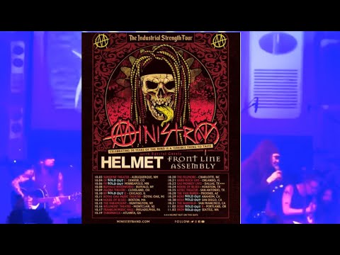 Ministry "Industrial Strength Tour" musicians unveiled w/ Helmet and Front Line Assembly