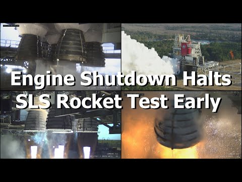 First Full Test Of SLS Booster Fails as Engines Trigger Emergency Shutdown.