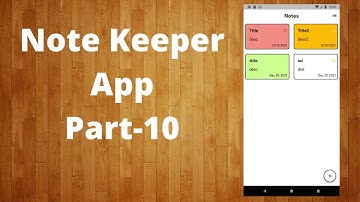 Flutter moor(drift) tutorial - Building NoteKeeper App from scrach | Listing Note