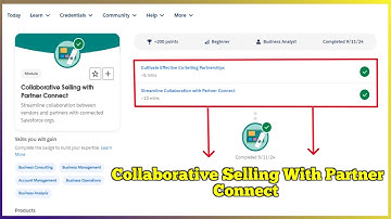 Collaborative Selling with Partner Connect | Salesforce Trailhead | Quiz Solution