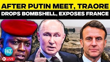 LIVE: African Leader Traore Exposes France