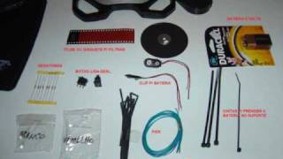 Free track Montagem Assembly 3 Leds