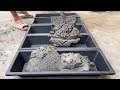 Amazing cement craft tips for you - How to make flower pots at home Easy and Beautiful