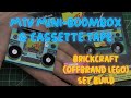 Nostalgic Brick Building! MTV Mini-Boombox &amp; Cassette Tape Lego (sort of) Set Build!