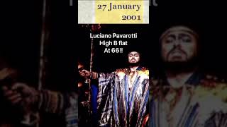 Luciano Pavarotti’s High B flat as Radames in Aida at 66!!! (2001)