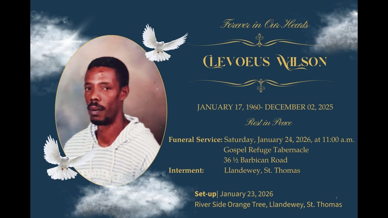 Celebrating the Life of Cleveous Wilson - YouTube