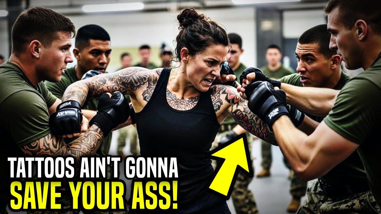 Они окружили девушку со слишком большим количеством татуировок — а потом обнаружили, что она была...