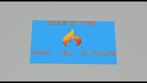 1. Codeigniter Installation and MVC