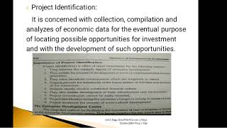 Project Identification