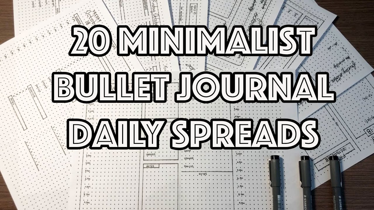Bullet Journal Daily Spreads