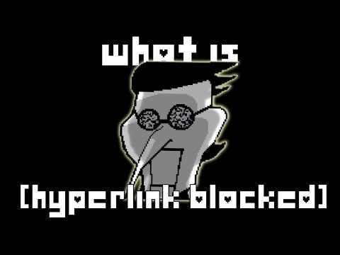 What is hyperlink blocked?