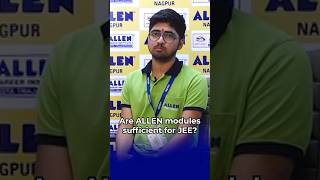 JEE Main 2024 Topper (AIR-1) Nilkrishna 🏆 Are ALLEN Modules Sufficient for JEE? #shorts