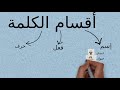 أقسام الكلام في اللغة العربية Arabic Grammar