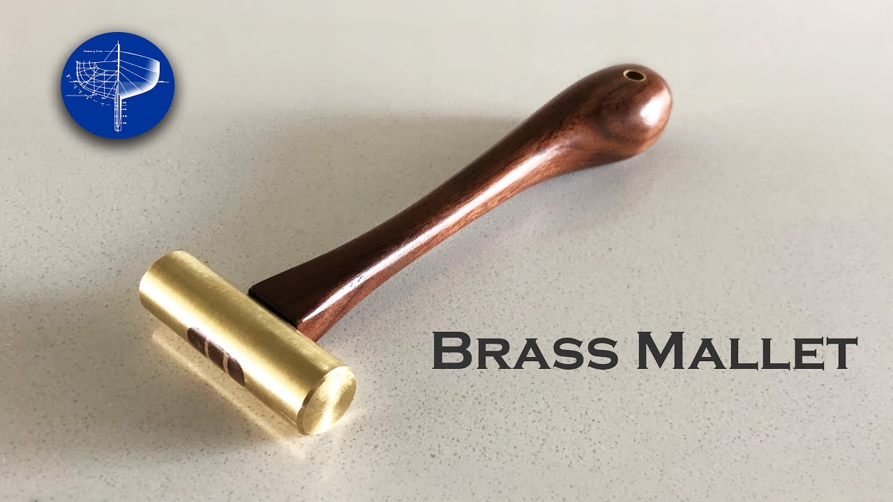 ⁣Making a Plane Adjusting Brass Mallet