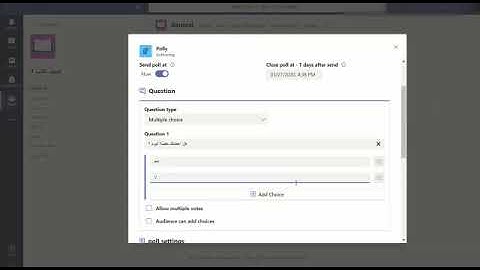 How to Make a Survey Using Polly Feature on Microsoft Teams.