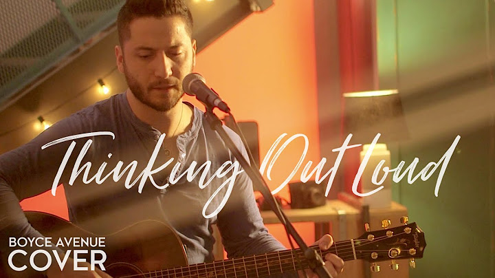 Thinking Out Loud Cover version - Cover performance video thumbnail