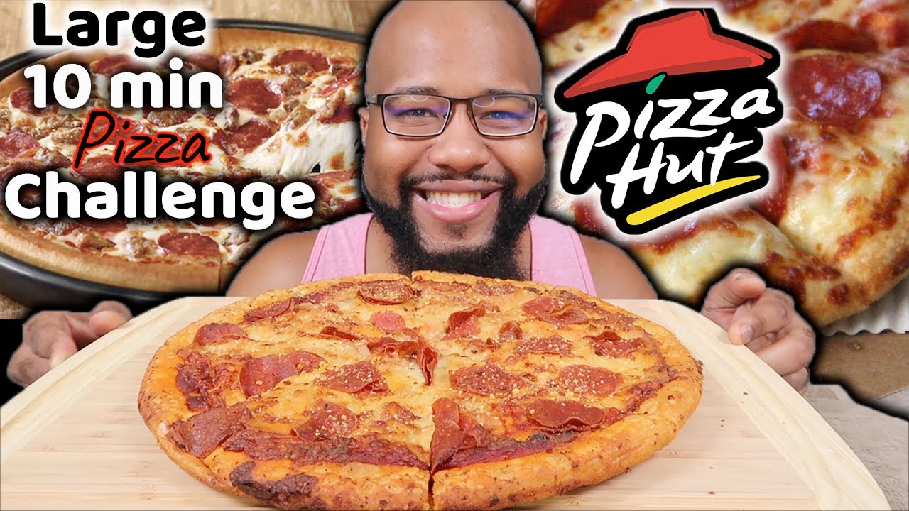 Large Pizza in 10 minutes Challenge! YouTube