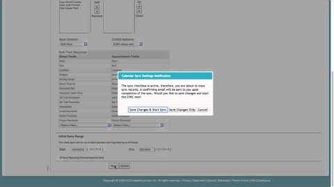 11 -  Setup Calendar Sync