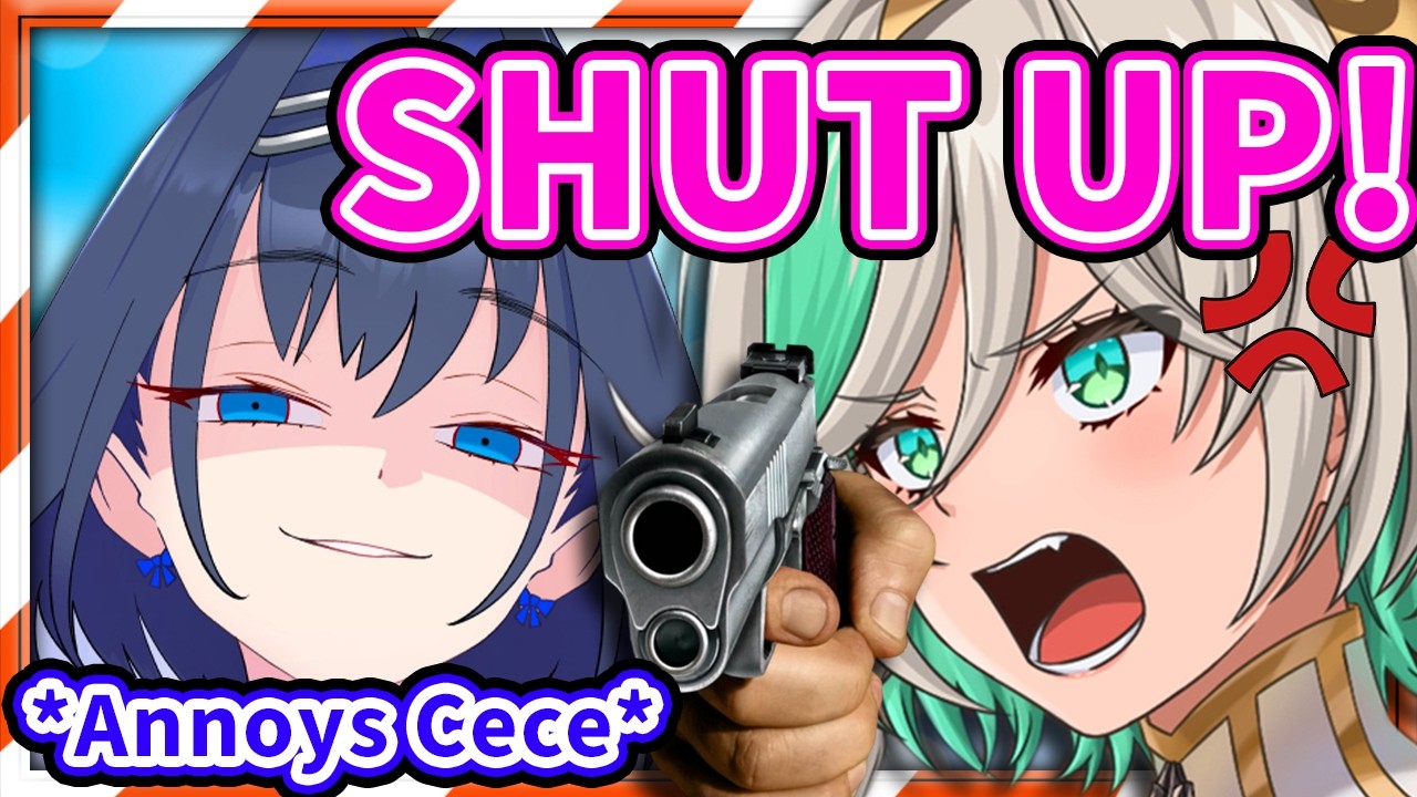 Kronii Annoys The Sh*t Out of Cecilia with One Word 【HololiveEN】