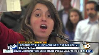 Parents to rally against Lemon Grove district's decision-making