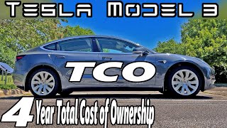 Tesla Model 3 - 4 Year TCO (Total Cost of Ownership)