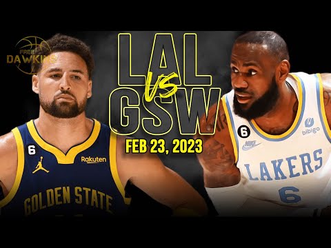 Golden State Warriors vs Los Angeles Lakers Full Game Highlights | Feb 23, 2023 | FreeDawkins