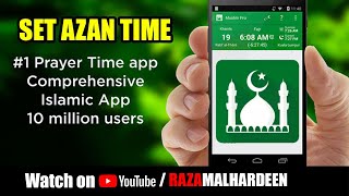 How to change set the prayer or azan  time in Muslim pro mobile Application screenshot 5