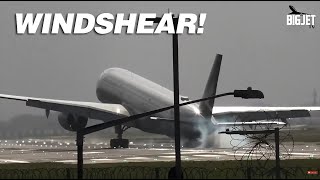 High Winds 🌬️✈️ at London Heathrow Airport [Part 3]