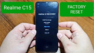 REALME C15 RMX2180 factory reset / сброс до заводских настроек