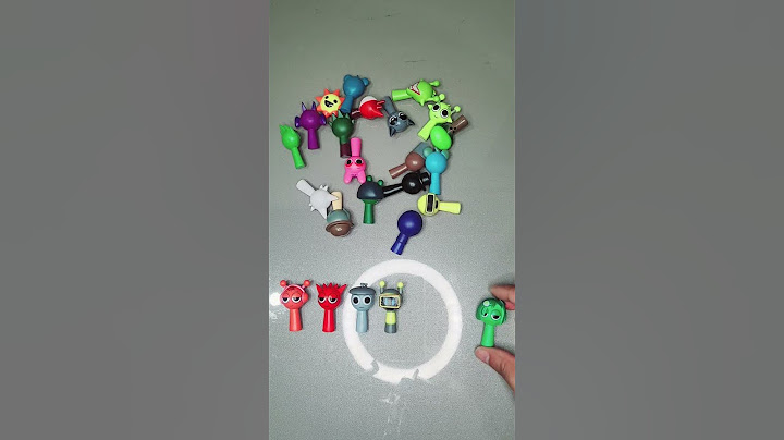 Incredibox Sprunki Toys Statues Unboxing