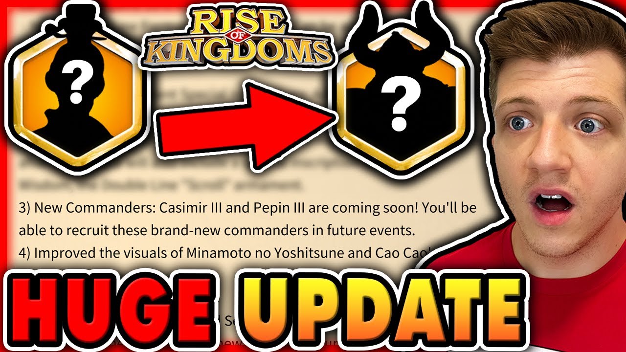 HUGE Anniversary Update & New Commanders in Rise of Kingdoms