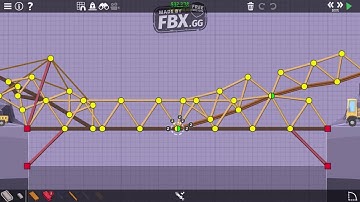Poly Bridge 2 , World 3 Challenge solution