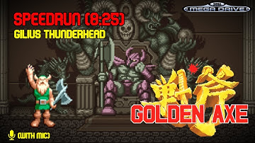 Golden Axe (Gilius Thunderhead - with mic) Speed Run (8:25) [Current World Record]