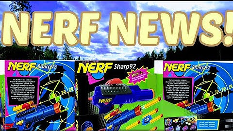 NERF NEWS! NERF Retro SHARP 92!!!