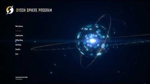 Dyson Sphere Program Menu Atmosphere