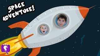 we found new planet pizza spiders rocket ship adventure pretend play hobbykidstv