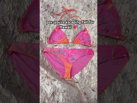 Flora Dreamy Vintage Y2K Full Coverage Bikinis Hawaii Vacation