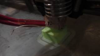 Печать кубика на самодельном 3d принтере