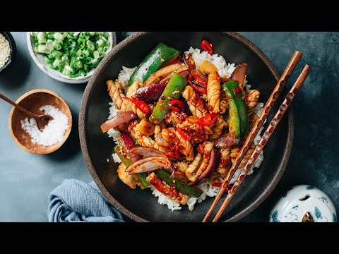 Spicy Squid Stir Fry (爆炒鱿鱼) Recipe